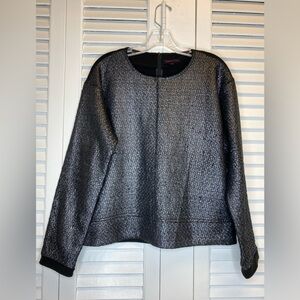Madison Park Black and Silver Blouse